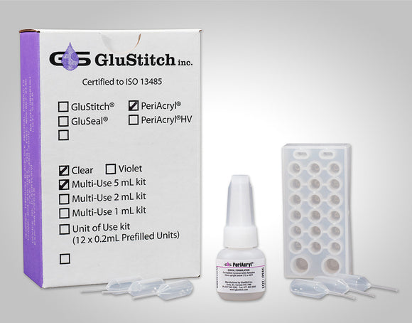 PeriAcryl 5 mL bottle and 50 pipettes CLEAR